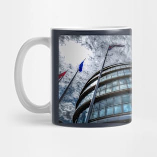 The Greater London Mayoral Building With Foreboding Clouds Mug